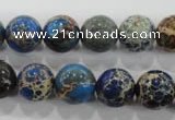 CDI814 15.5 inches 10mm round dyed imperial jasper beads wholesale