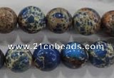 CDI815 15.5 inches 12mm round dyed imperial jasper beads wholesale