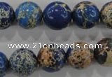 CDI816 15.5 inches 14mm round dyed imperial jasper beads wholesale