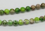 CDI82 16 inches 6mm round dyed imperial jasper beads wholesale