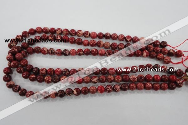 CDI821 15.5 inches 6mm round dyed imperial jasper beads wholesale