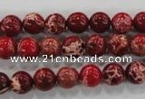 CDI822 15.5 inches 8mm round dyed imperial jasper beads wholesale