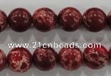CDI825 15.5 inches 14mm round dyed imperial jasper beads wholesale