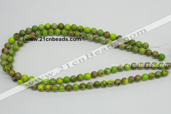CDI83 16 inches 8mm round dyed imperial jasper beads wholesale