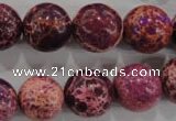 CDI836 15.5 inches 15mm round dyed imperial jasper beads wholesale