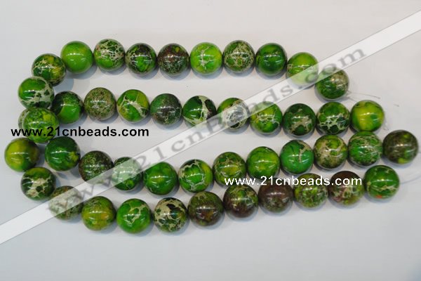 CDI84 16 inches 18mm round dyed imperial jasper beads wholesale