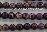 CDI842 15.5 inches 8mm round dyed imperial jasper beads wholesale