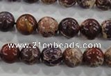 CDI843 15.5 inches 10mm round dyed imperial jasper beads wholesale