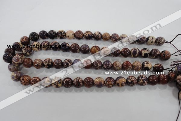 CDI844 15.5 inches 12mm round dyed imperial jasper beads wholesale