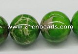 CDI85 16 inches 20mm round dyed imperial jasper beads wholesale