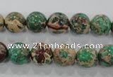 CDI853 15.5 inches 10mm round dyed imperial jasper beads wholesale