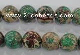 CDI854 15.5 inches 12mm round dyed imperial jasper beads wholesale