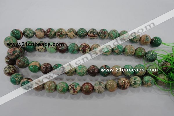 CDI854 15.5 inches 12mm round dyed imperial jasper beads wholesale