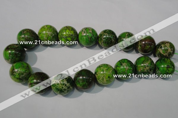 CDI925 15.5 inches 24mm round dyed imperial jasper beads