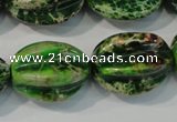 CDI966 15.5 inches 18*25mm star fruit shaped dyed imperial jasper beads