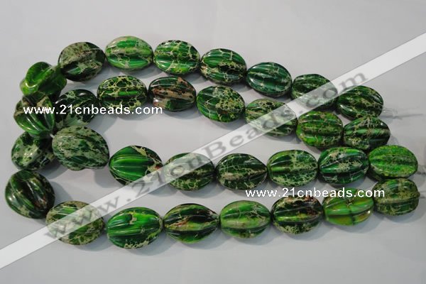 CDI966 15.5 inches 18*25mm star fruit shaped dyed imperial jasper beads