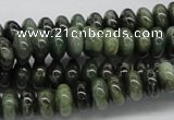 CDJ03 15.5 inches 5*10mm rondelle Canadian jade beads wholesale