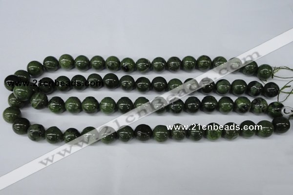 CDJ101 15.5 inches 12mm round Canadian jade beads wholesale