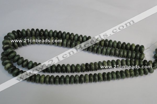 CDJ12 15.5 inches 6*12mm rondelle Canadian jade beads wholesale