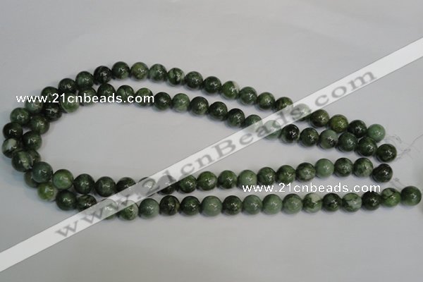 CDJ14 15.5 inches 10mm round Canadian jade beads wholesale