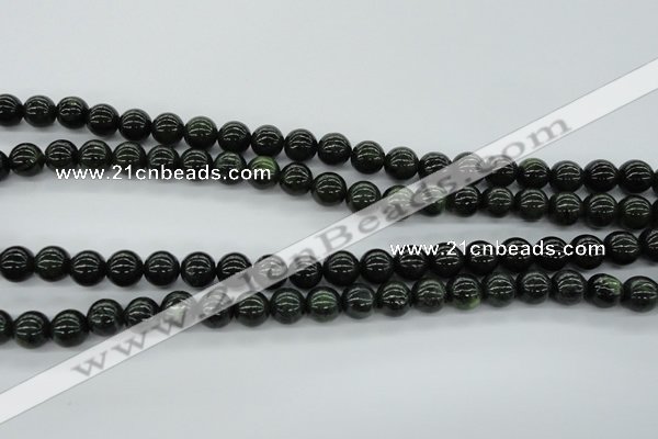 CDJ140 15.5 inches 8mm round Canadian jade beads wholesale