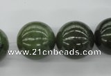 CDJ143 15.5 inches 18mm round Canadian jade beads wholesale