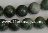 CDJ16 15.5 inches 14mm round Canadian jade beads wholesale