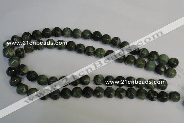 CDJ20 15.5 inches 12mm pumpkin Canadian jade beads wholesale