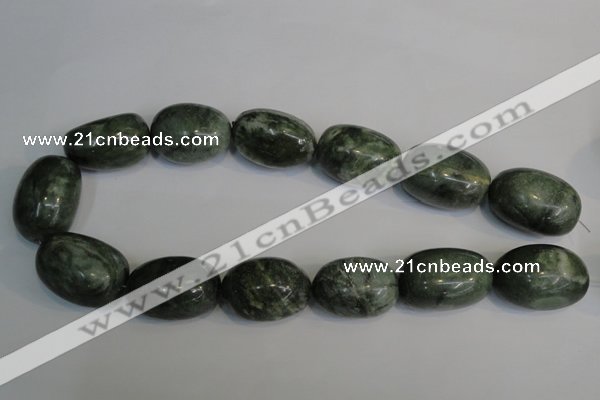 CDJ24 15.5 inches 20*30mm nuggets Canadian jade beads wholesale