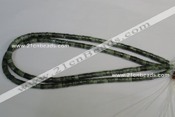 CDJ25 15.5 inches 4*6mm heishi Canadian jade beads wholesale