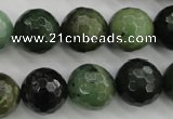 CDJ266 15.5 inches 16mm faceted round Canadian jade beads wholesale