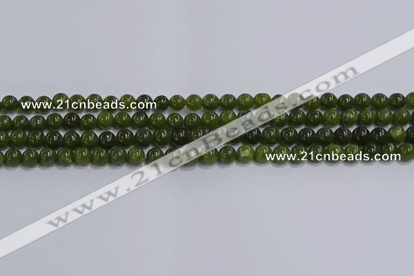 CDJ271 15.5 inches 6mm round Canadian jade beads wholesale