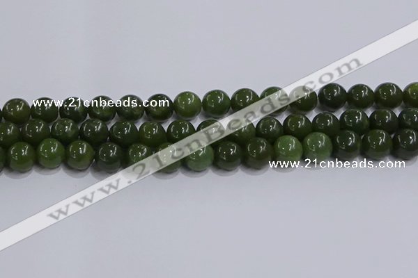 CDJ274 15.5 inches 12mm round Canadian jade beads wholesale