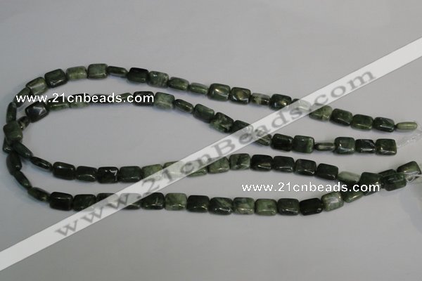 CDJ30 15.5 inches 8*10mm rectangle Canadian jade beads wholesale