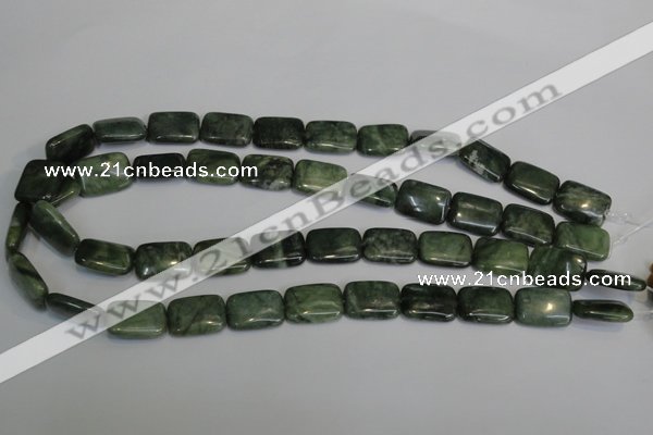 CDJ31 15.5 inches 13*18mm rectangle Canadian jade beads wholesale