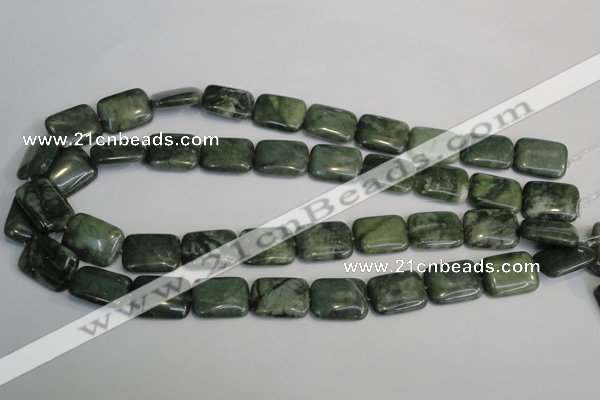 CDJ32 15.5 inches 15*20mm rectangle Canadian jade beads wholesale