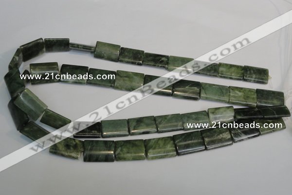 CDJ34 15.5 inches 13*18mm flat tube Canadian jade beads wholesale