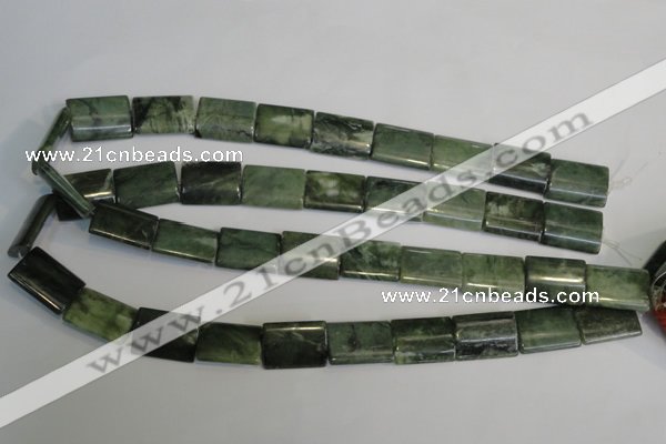 CDJ35 15.5 inches 15*20mm flat tube Canadian jade beads wholesale