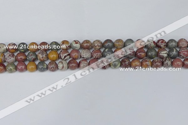CDJ402 15.5 inches 8mm round sonoran dendritic jasper beads