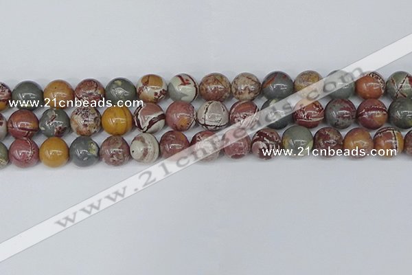 CDJ404 15.5 inches 12mm round sonoran dendritic jasper beads