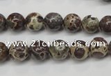 CDM04 15.5 inches 10mm round African dalmatian jasper beads