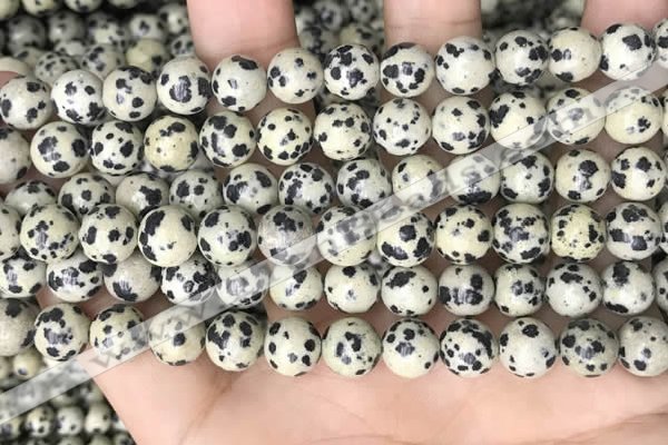 CDM93 15.5 inches 10mm round dalmatian jasper beads wholesale