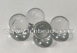 CDN1000 20mm round white crystal decorations wholesale