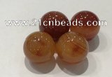 CDN1006 20mm round red agate decorations wholesale