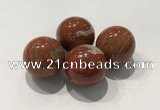 CDN1007 20mm round red jasper decorations wholesale