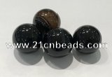 CDN1018 25mm round line agate decorations wholesale