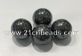 CDN1020 25mm round hematite decorations wholesale