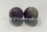 CDN1035 30mm round amethyst decorations wholesale