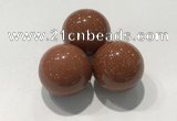 CDN1054 30mm round goldstone decorations wholesale