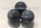 CDN1070 30mm round blue coral decorations wholesale